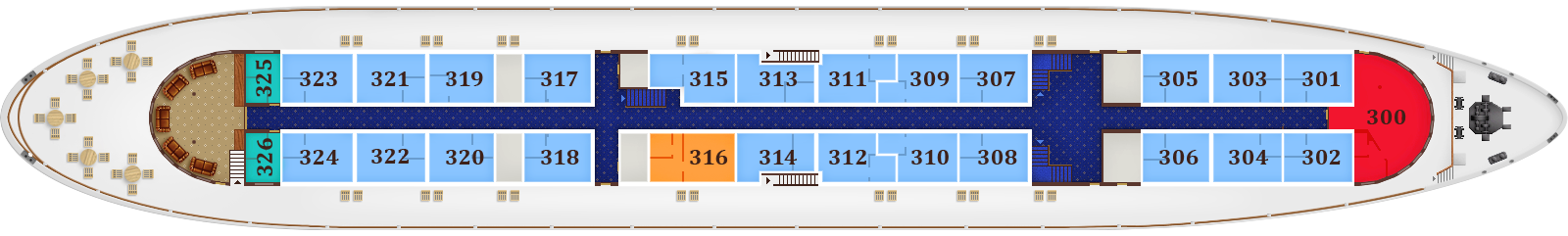 Deck Plan. Promenade Deck