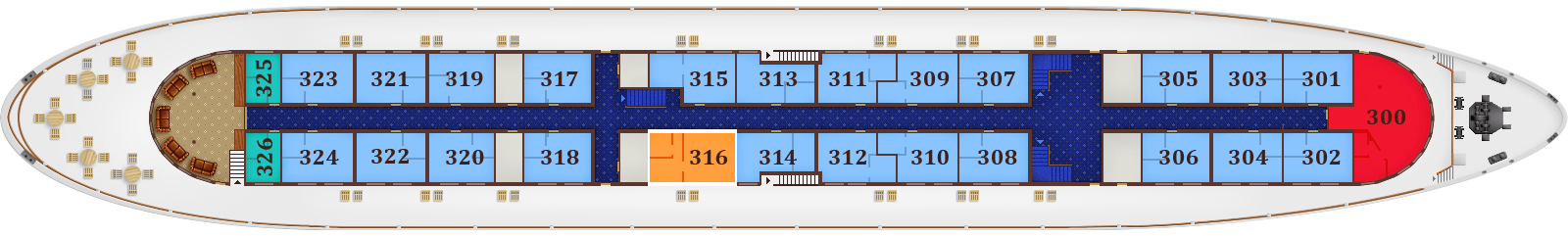 Deck Plan. Promenade Deck