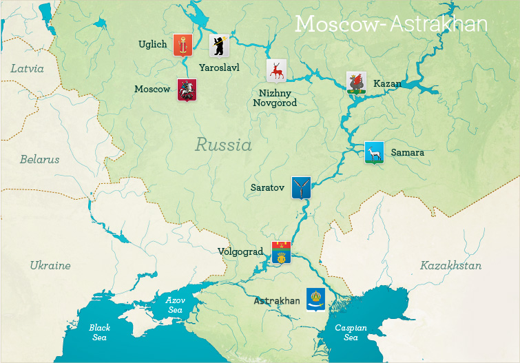 Moscow to Astrakhan